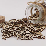 Carte postale en papier découpé en bois