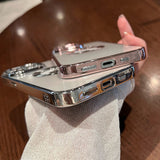 Coque de téléphone transparente à protection complète