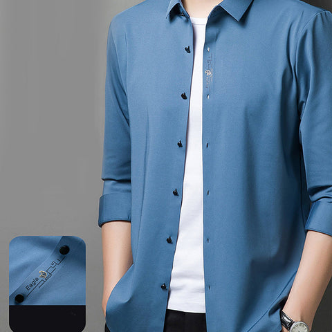 Chemise homme stretch anti-rides sans repassage