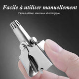 Tondeuse À Poils De Nez Manuel en Acier Inoxydable