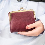 Mini porte-monnaie carré à la mode pour dames