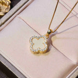 Collier Trèfle à Quatre Feuilles Élégant