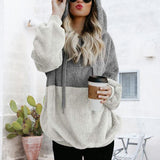 Pull à Capuche à Empiècements