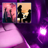 Lumière d'ambiance couleur USB pour voiture