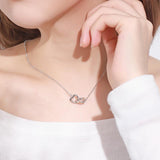 Collier Coeurs Entrelacés