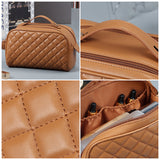 Sac à Cosmétiques en Plaid Matelassé