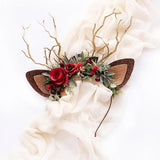 Bandeau de costume en bois de cerf