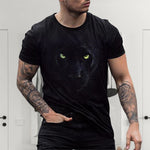 T-shirt 3D à col ras du cou pour hommes