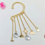 Boucles d'oreilles élégantes à longues franges