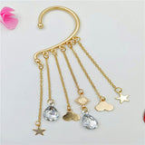 Boucles d'oreilles élégantes à longues franges