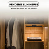 Lampe de lecture magnétique à longue bande