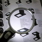 Loupe optique 20X avec lumière LED