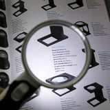 Loupe optique 20X avec lumière LED