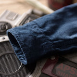 Chemises décontractées pour hommes de couleur unie avec boutons