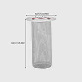 Crépine de Siphon de Sol en Acier Inoxydable
