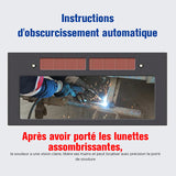 Lunettes de Soudage Photoélectriques Variables Automatiques