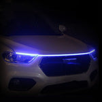 Bande LED dynamique pour capot de voiture