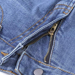 Femmes Mode Taille Haute Jeans Évasé