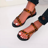 Sandales plates d'été à la mode simple