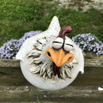 Artisanat en Résine de Poule aux Gros Yeux