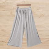 Pantalon Large En Coton Modal
