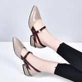 Sandales en cuir souple pour femme