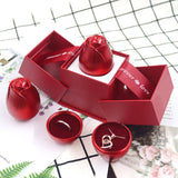 Coffret cadeau créatif rose rouge
