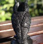 Porte-bougies en forme de hibou