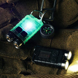 Mini lampe de poche porte-clés magnétique