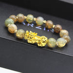 Bracelet d'obsidienne Pi Xiu 3D