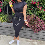 Ensemble deux pièces élégant et décontracté