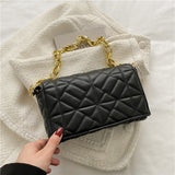 Sac à bandoulière à une épaule avec chaîne à la mode