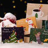 Cartes de Noël dorées