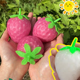 Jouet de Pincement en Forme de Fraise