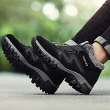 Raquettes à Neige Doublées de Fourrure Chaude pour Couple