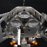 Brûleur à gaz extérieur coupe-vent de camping