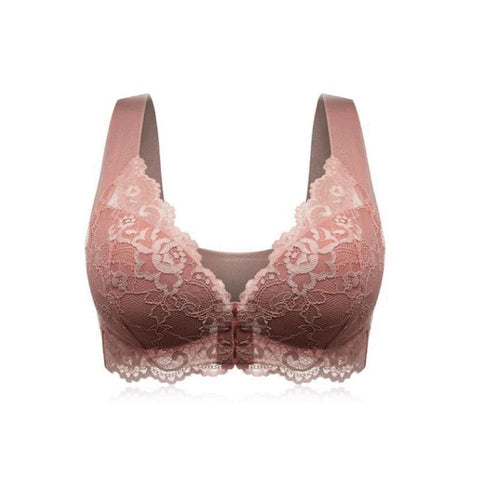 Soutien-gorge en dentelle avec boucle sur le devant