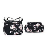 Sac à main à bandoulière en nylon multi-poches pour femme