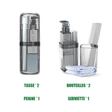 Ensemble de gobelets de voyage portables créatifs 8 en 1