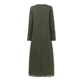 Robe en molleton de dentelle