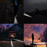 Lumières rechargeables de chaussure de trou