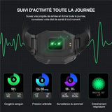 Montre intelligente à trois défenses pour sports de plein air