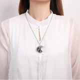 Collier Croissant de Lune Arbre de Vie