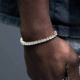 Bracelet de Moissanite Etincelant