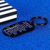 Porte-clés de motivation TO MY LOVE