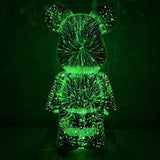 Lumières d'ours de feux d'artifice 3D