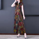 Costume ethnique été femme col V