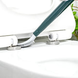 Brosse de toilette en silicone à suspendre au mur sans poinçon domestique