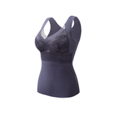 Sous-vêtement thermique à soutien-gorge intégré 2 en 1