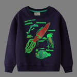 Pull Col Rond Lumineux Sweat Enfant